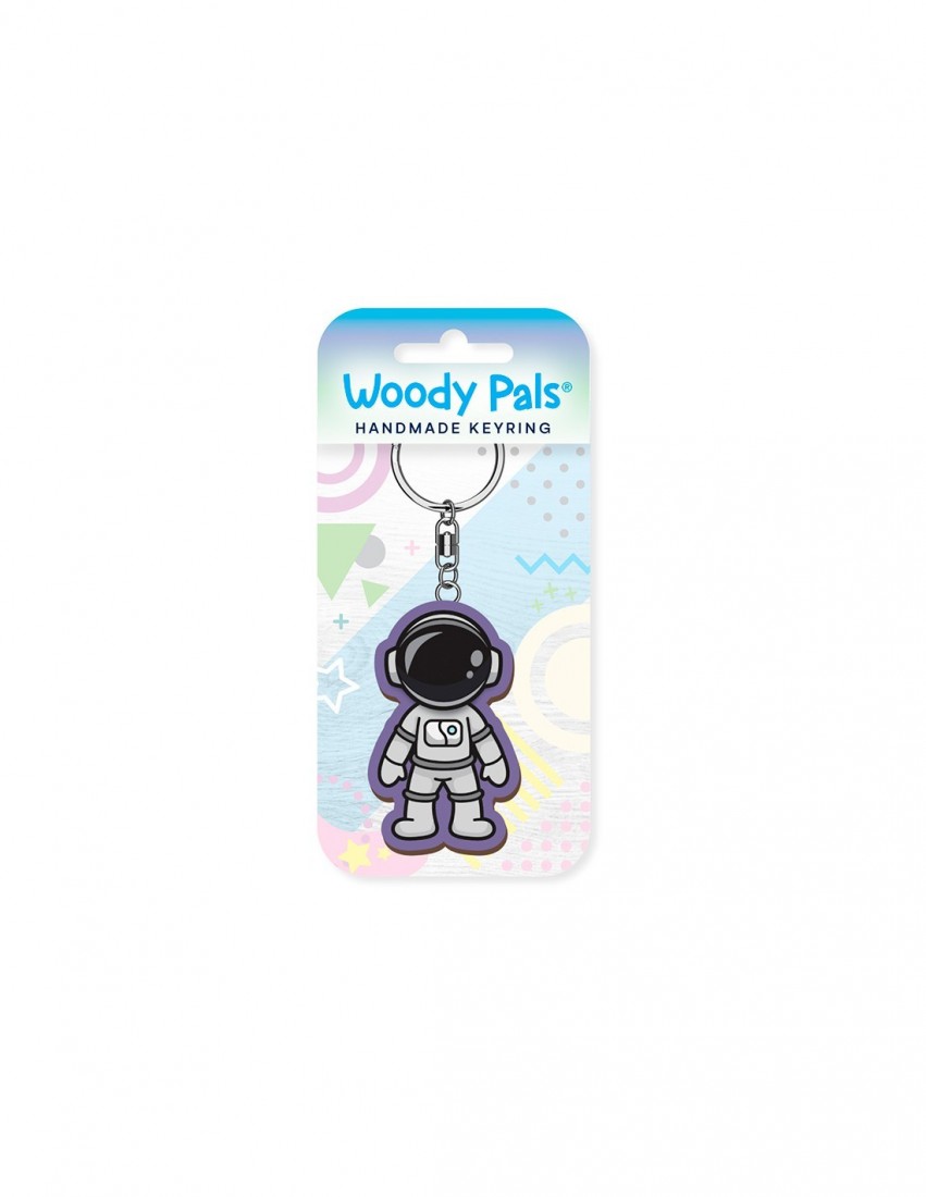 Μπρελόκ ξύλινο Spaceman Wooden Keyring K3652 Global Journey Gifts