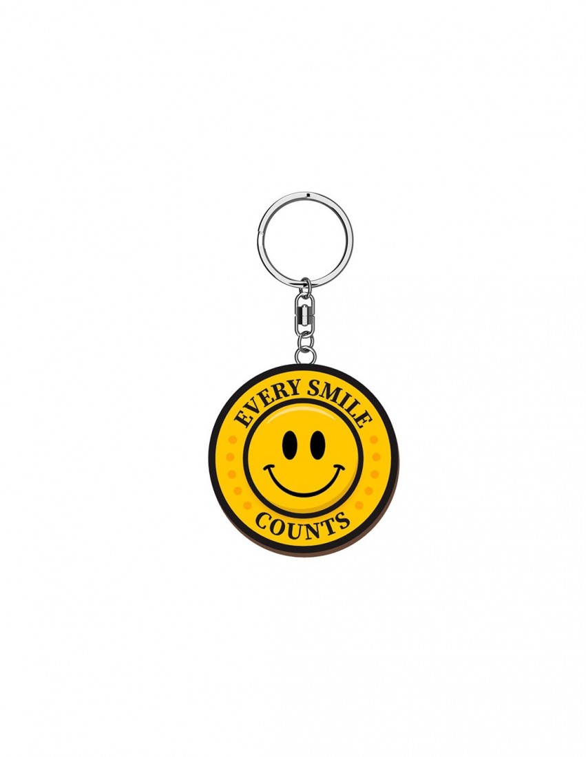 Μπρελόκ ξύλινο Smile Wooden Keyring K3650 Global Journey Gifts