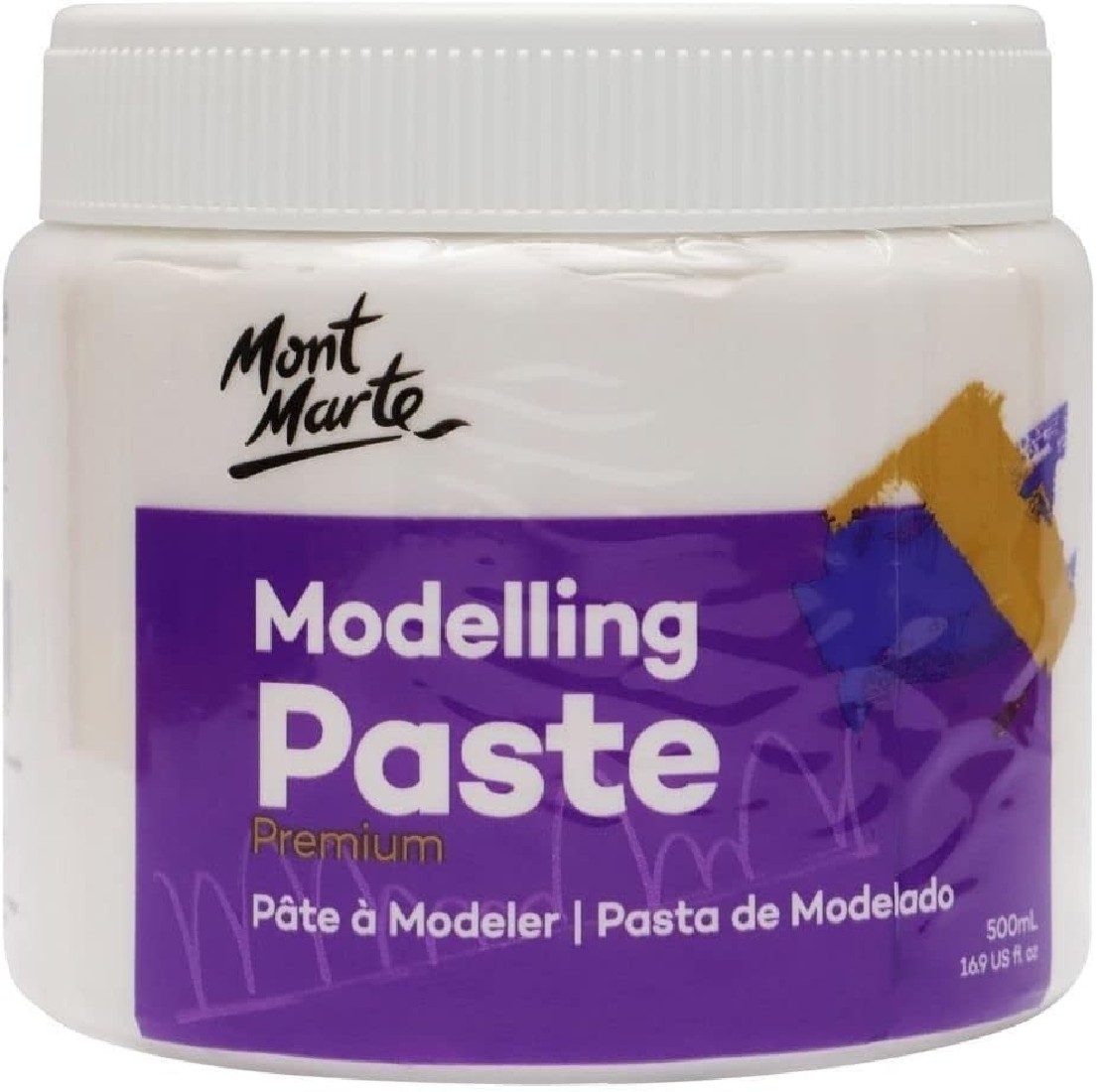 Mont Marte Πάστα διαμόρφωσης Λευκή  500ml
