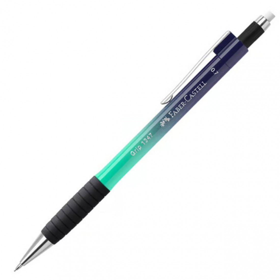 Faber Castell mechanical pencil 0,7mm grip 1347  buzzing blue
