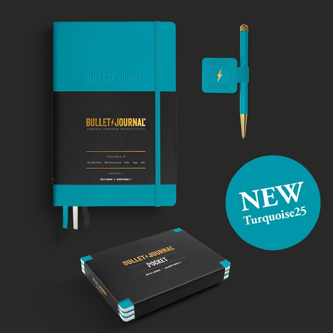 Leuchtturm 1917 Collectors Set Limited Edition Bujo Turquoise.