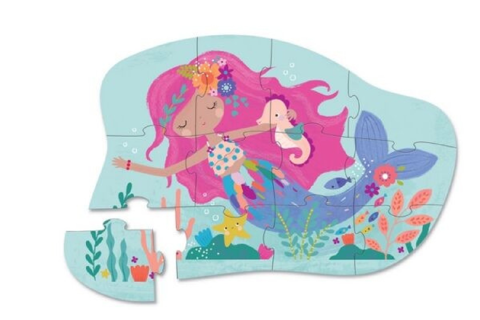 Mini Puzzle Mermaid 12 pcs 41192 Crocodile Creek