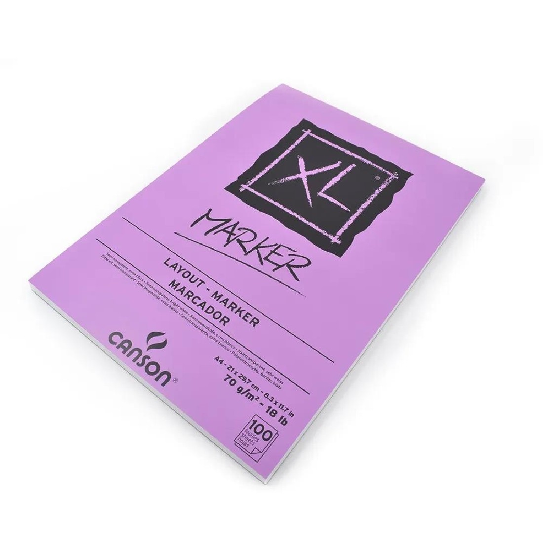 Μπλόκ Canson XL Marker 100Φ. A4 70gr C200297236