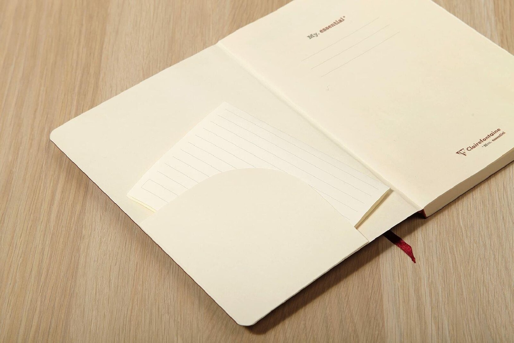 Clairefontaine notebook my.essential B5 19X25 cm, blue, lined,  90g