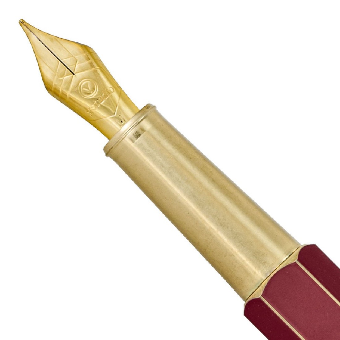 YSTUDIO classic revorve fountain pen red brass