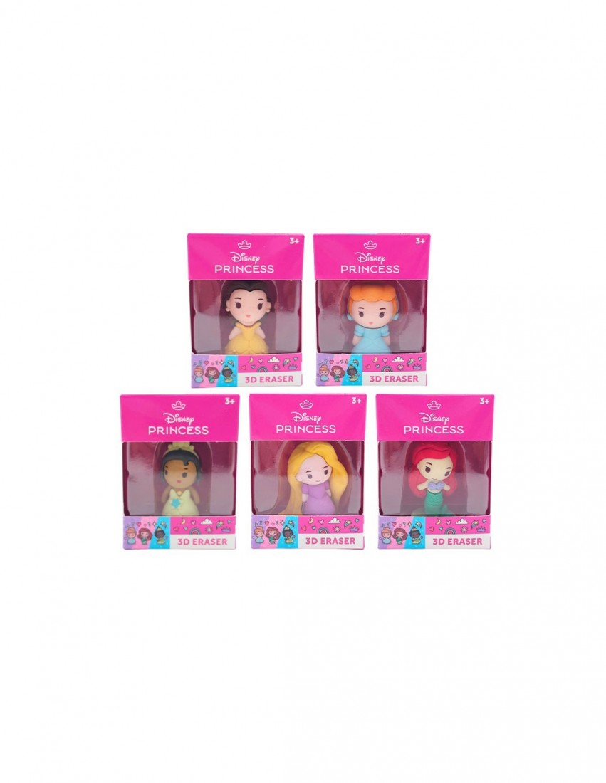Γόμες 3D Disney Πριγκίπισσες (5 Σχέδια) 25247