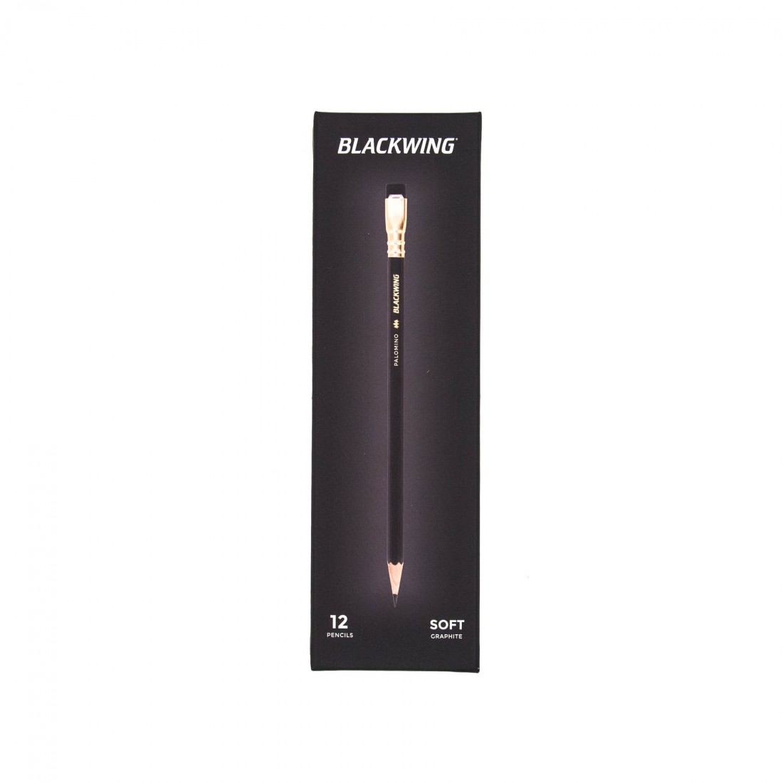 Palomino Blackwing pencils black, soft graphite, (set of 12)