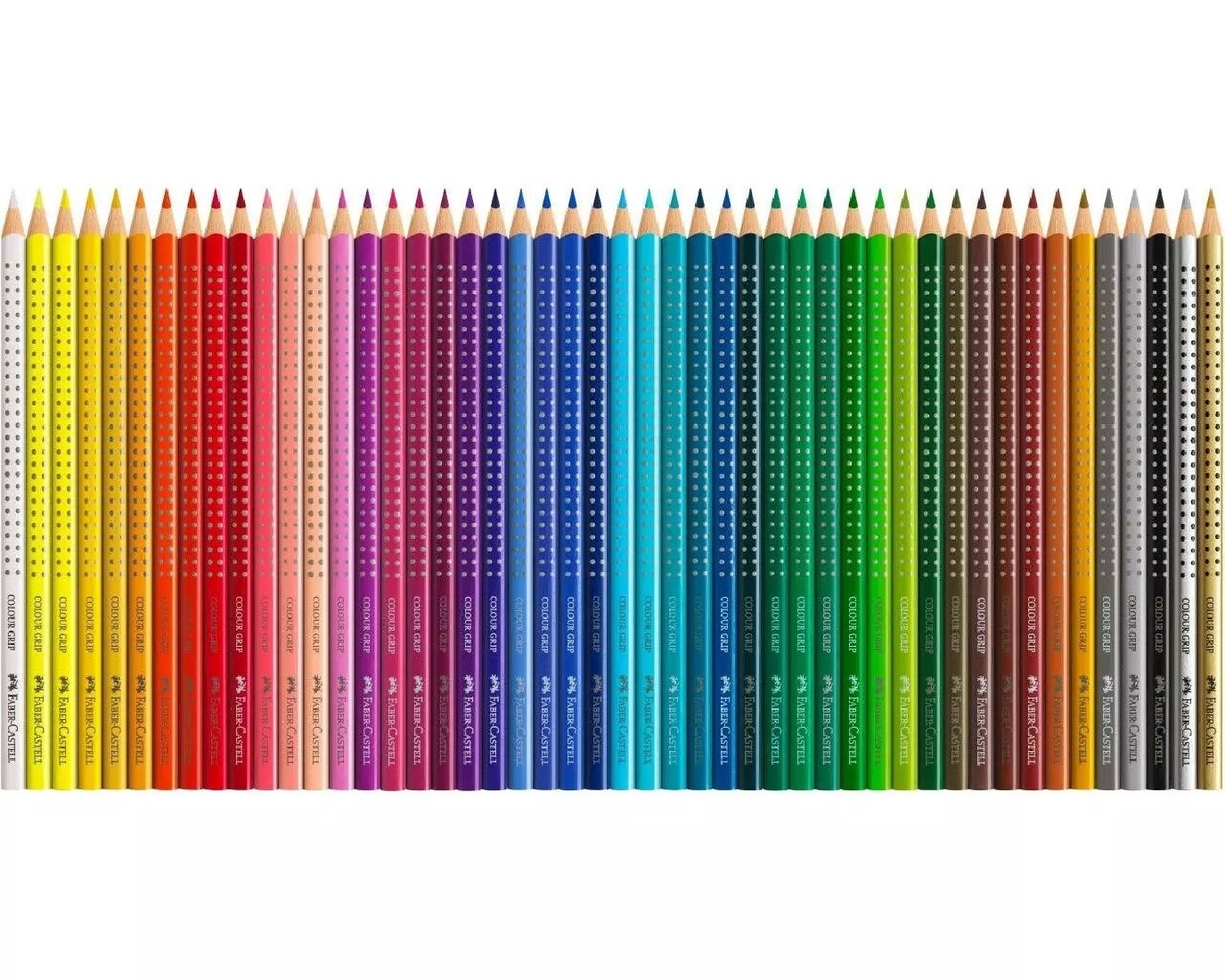 Faber Castell Colour Grip colour pencil, cardboard wallet of 48  112449