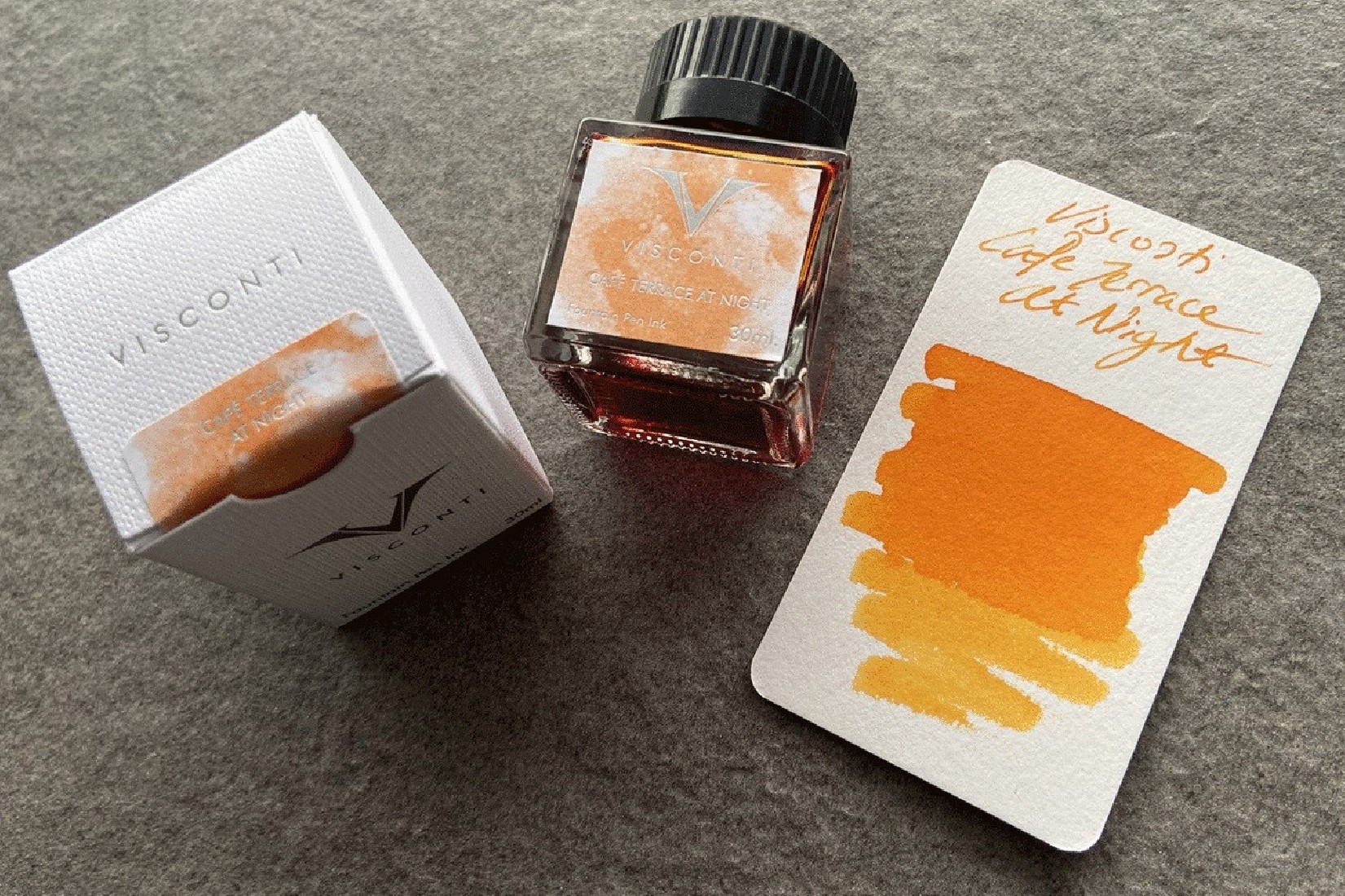 Visconti ink, Van Gogh Inchiostro, Café Terrace at Night, orange, 30ml