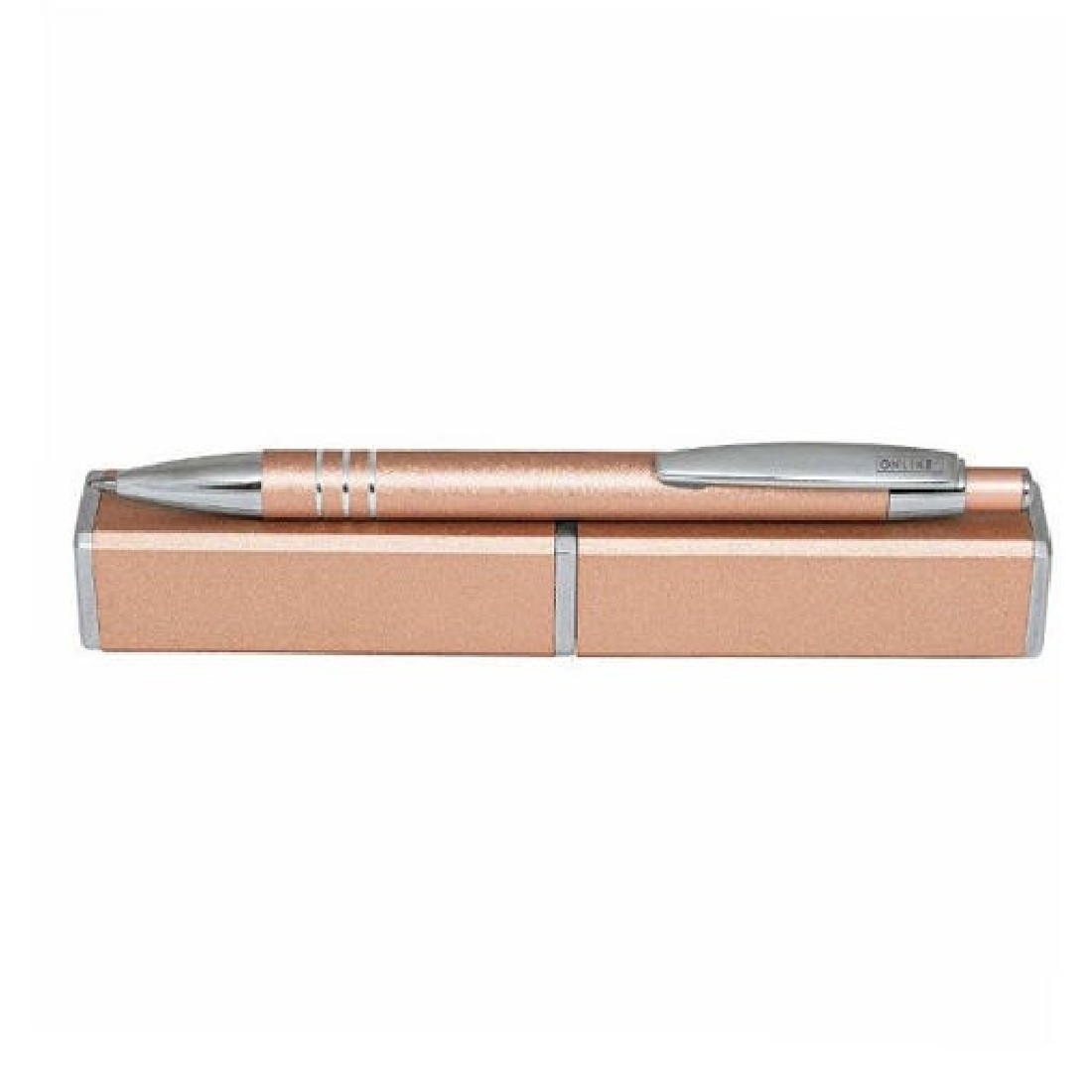 ONLINE Graphite rosegold ballpen in metal case