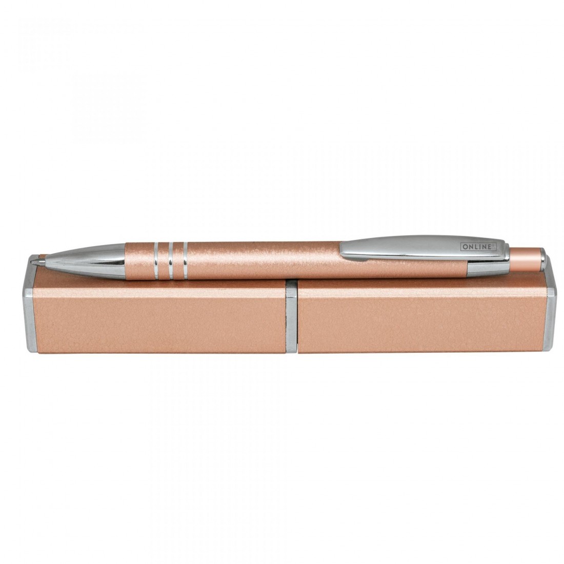 ONLINE Graphite rosegold ballpen in metal case