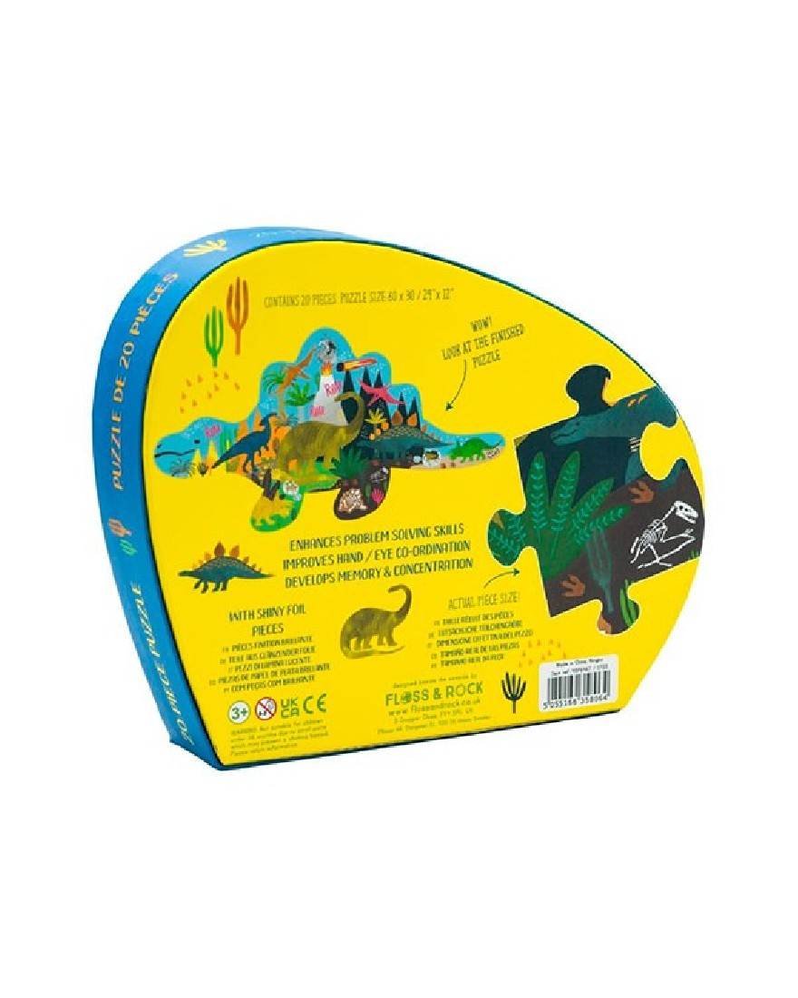 Puzzle 20τμχ Dinosaur 45P6467 Floss & Rock