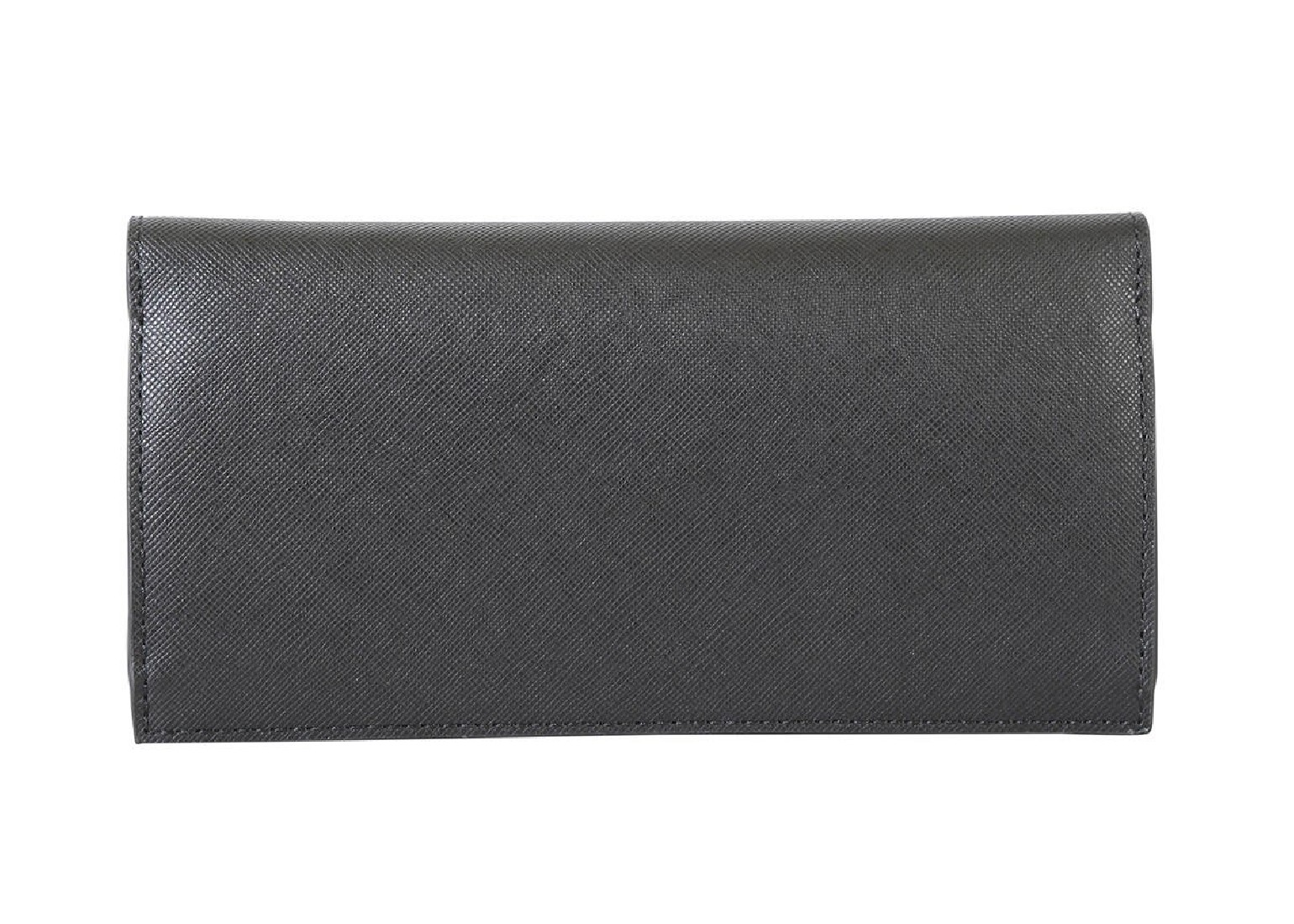 NAVA VIA DURINI WOMENS WALLET RFID 12 CC WITH LARGE EXTERNAL ZIP POCKET BLACK