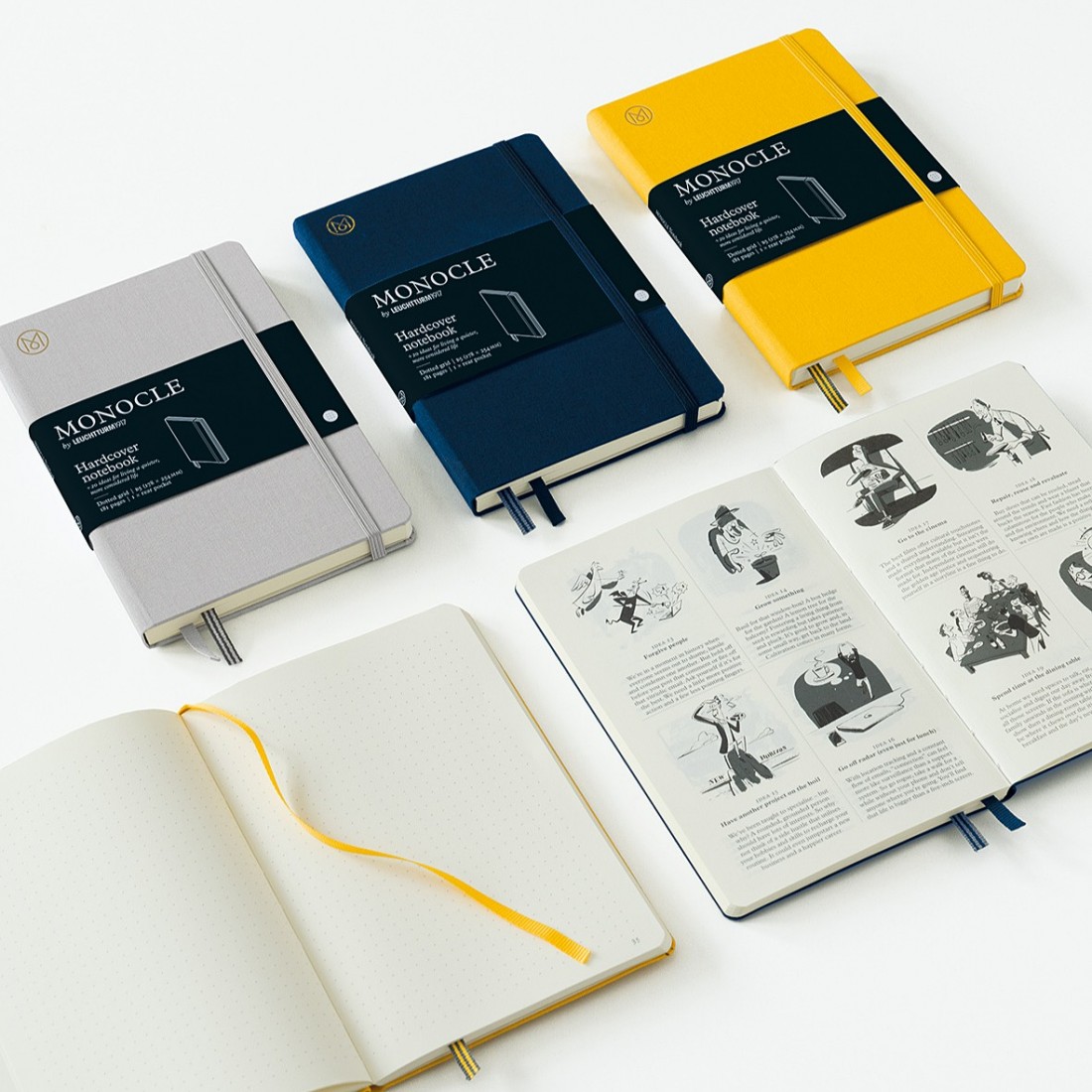 Leuchtturm 1917 hardcover notebook MONOCLE B6 plus Navy