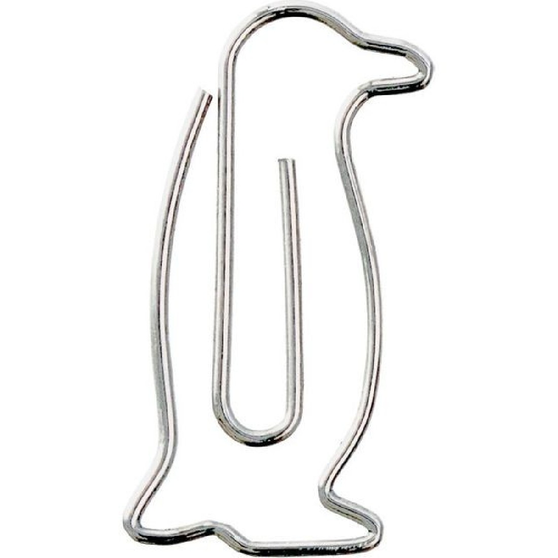 Midori D-clips 43392-006 Penguin Paper Clips (Pack of 20)