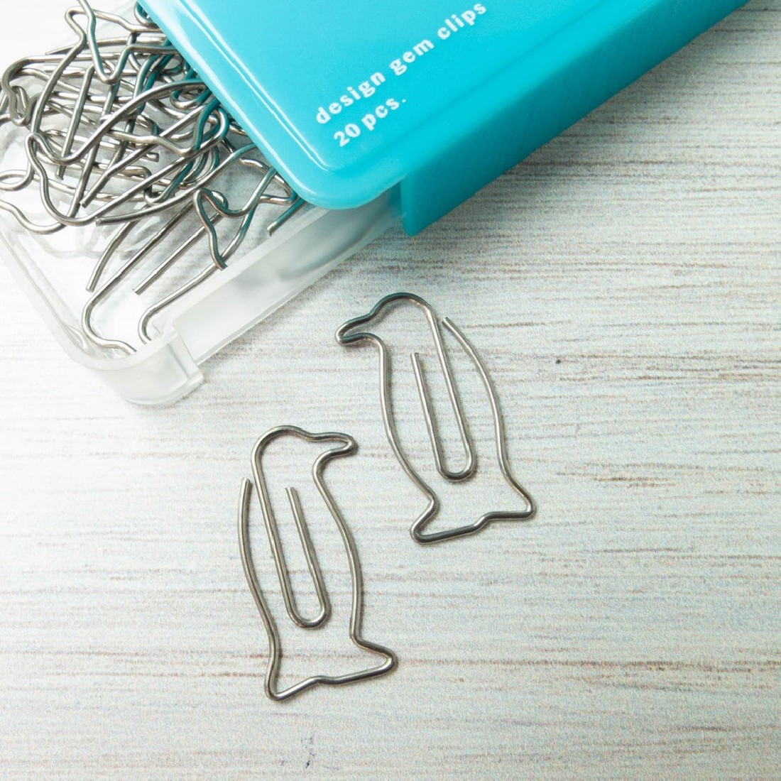 Midori D-clips 43392-006 Penguin Paper Clips (Pack of 20)