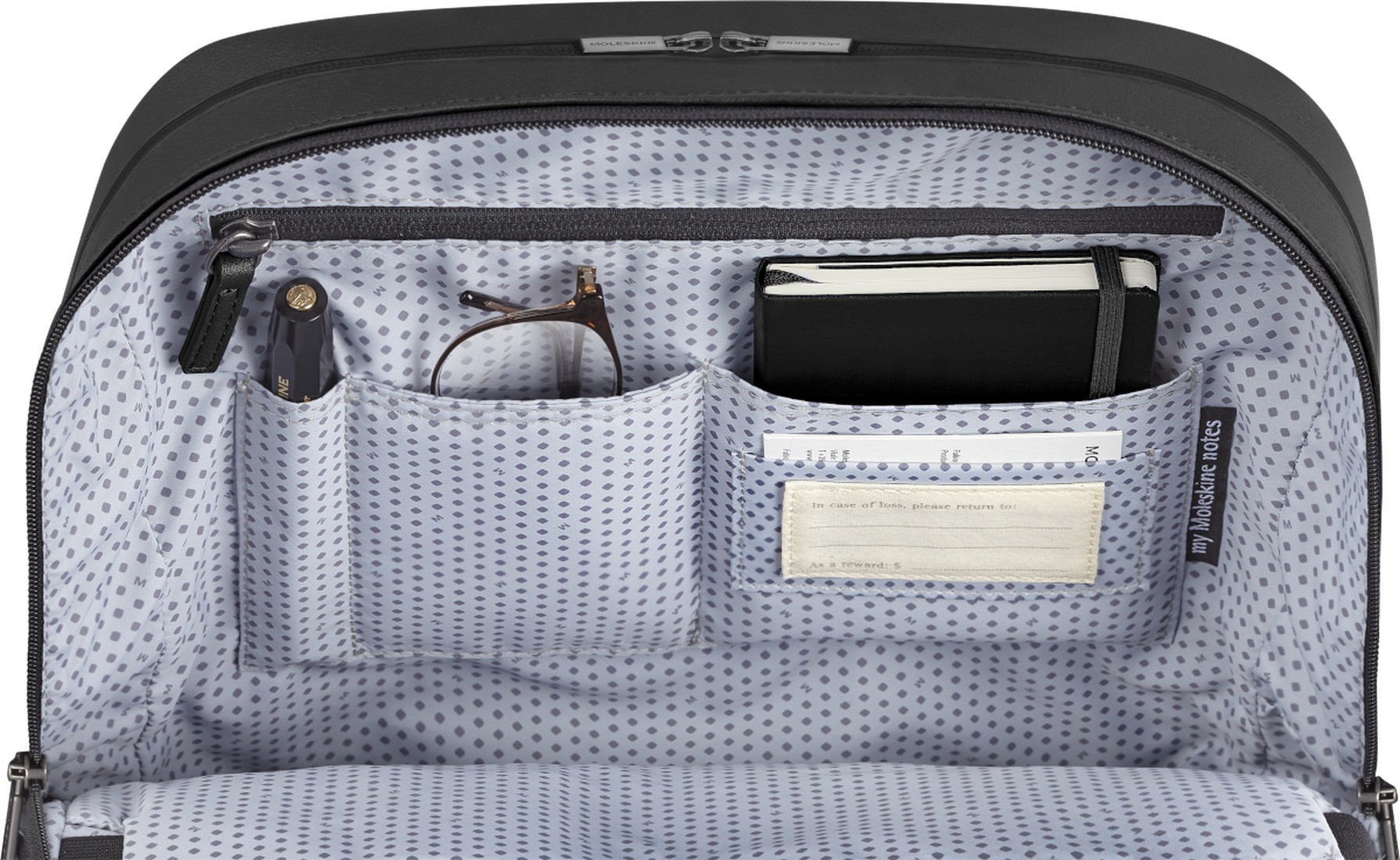 Moleskine PRO Backpack 15inches Classic Collection Black