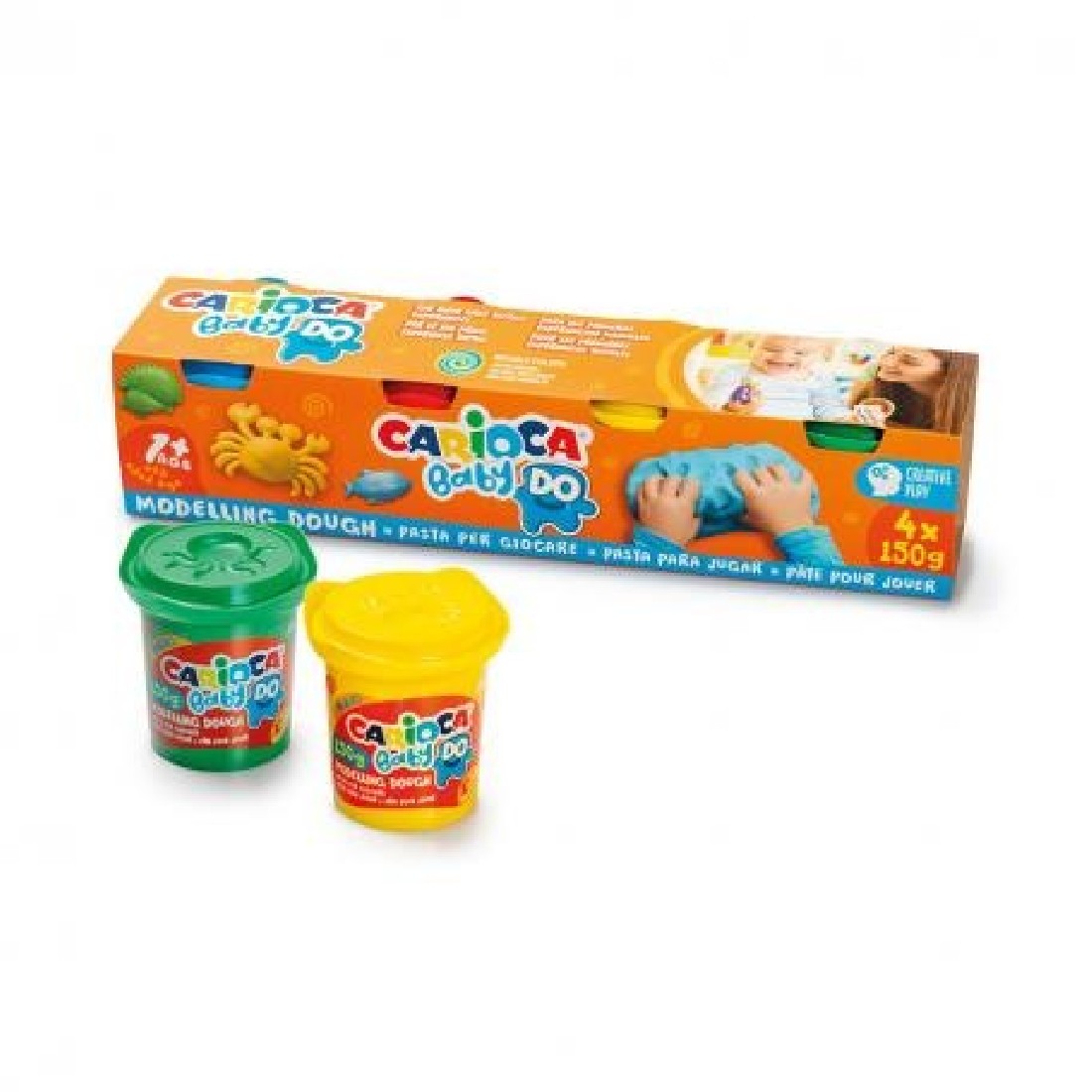 Carioca Πλαστοζυμαράκια Baby 4x150gr 43187