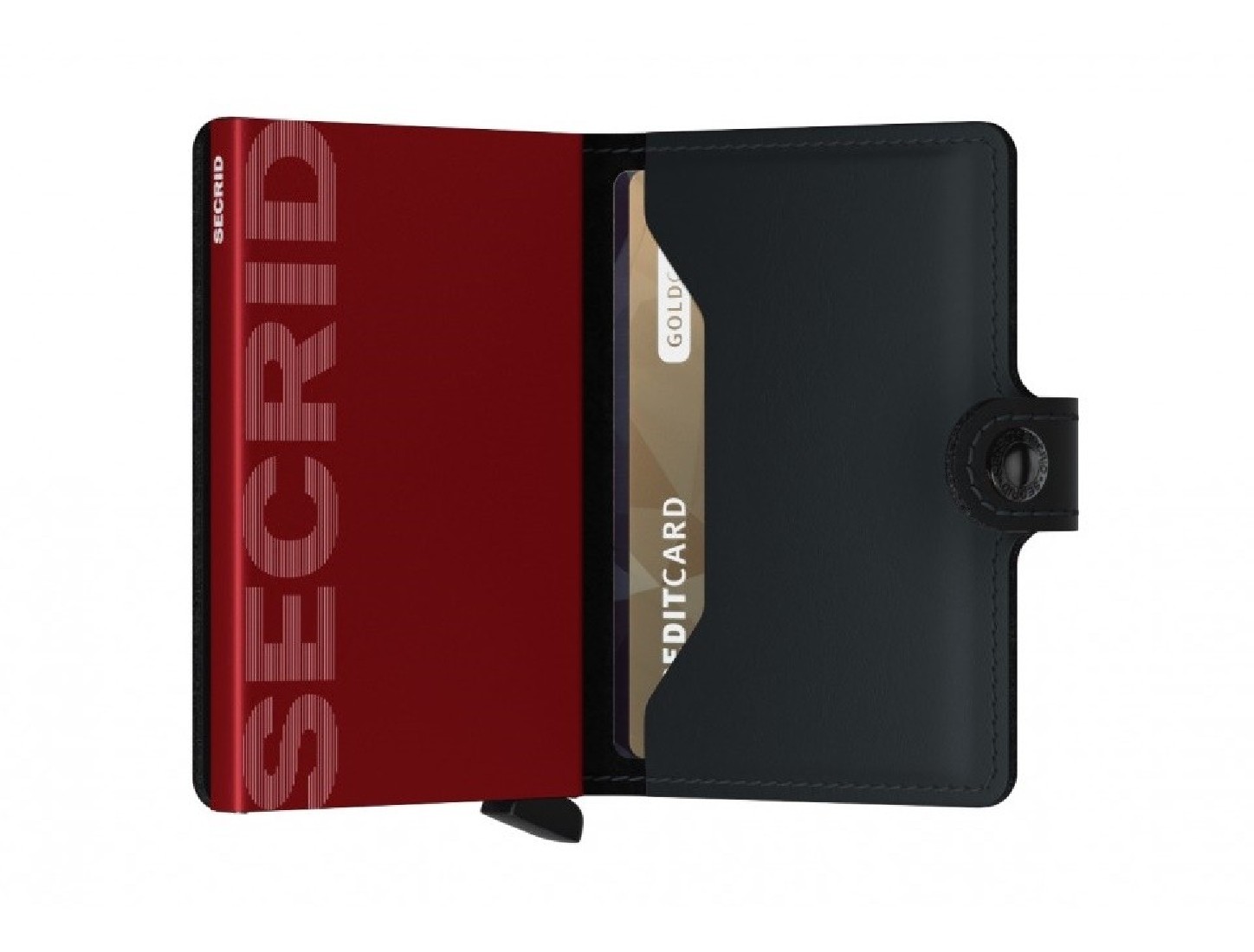 SECRID MINIWALLET MM MATTE BLACK  RED