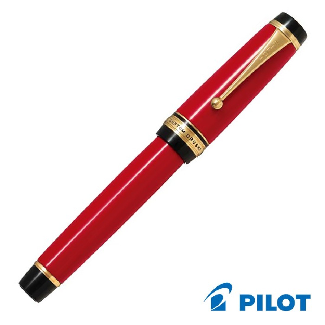 Pilot Custom Urushi Vermillion Lacquer, Fountain Pen  FKV-88SR-R.