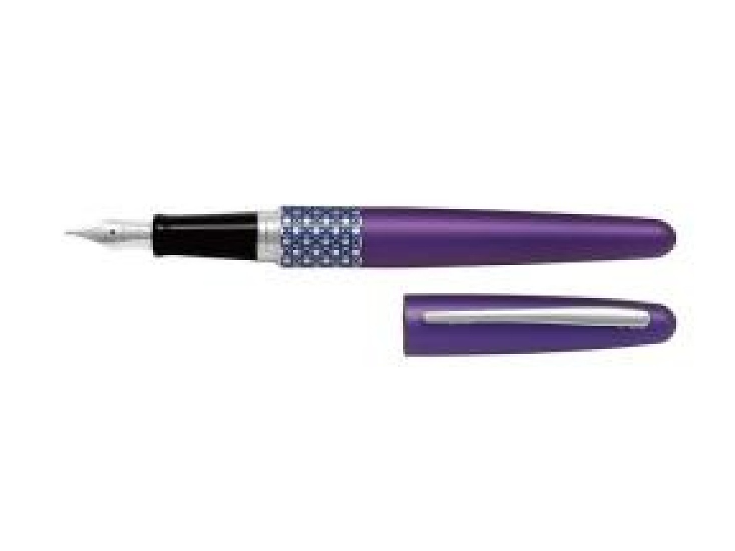 Pilot MR Retro Pop Collection, Fountain Pen, Metallic Violet, Ellipse Ring