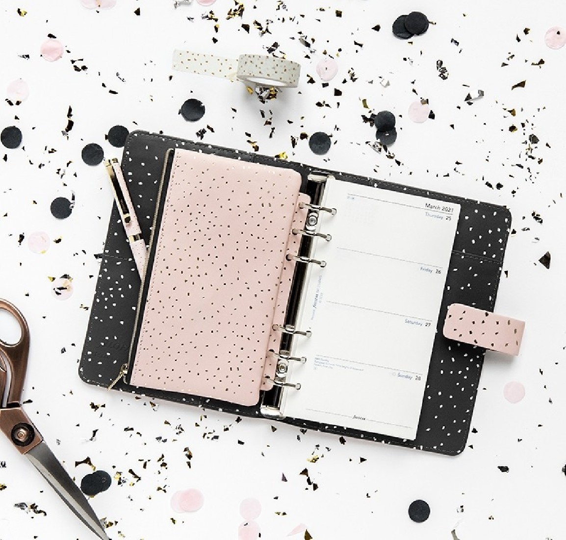 Filofax Confetti Zipper Pouch 132709