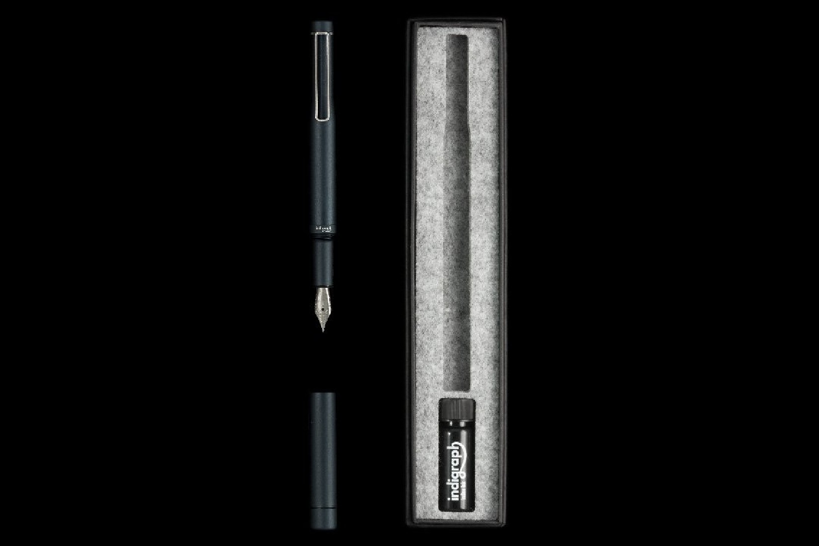 IndiGraph fountain pen with converter and free 4ml ink