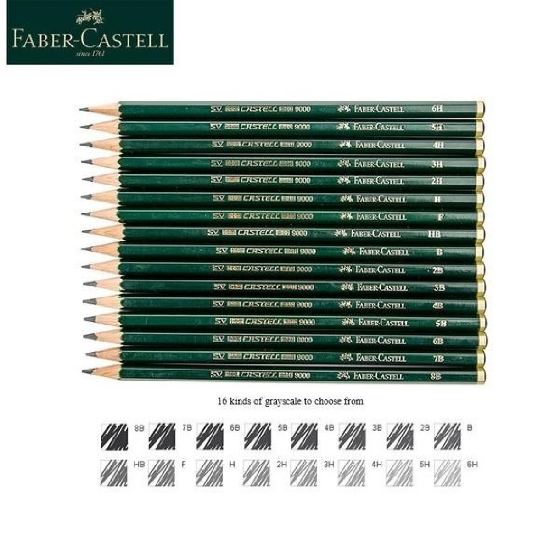 Graphite pencil 9000 Faber Castell