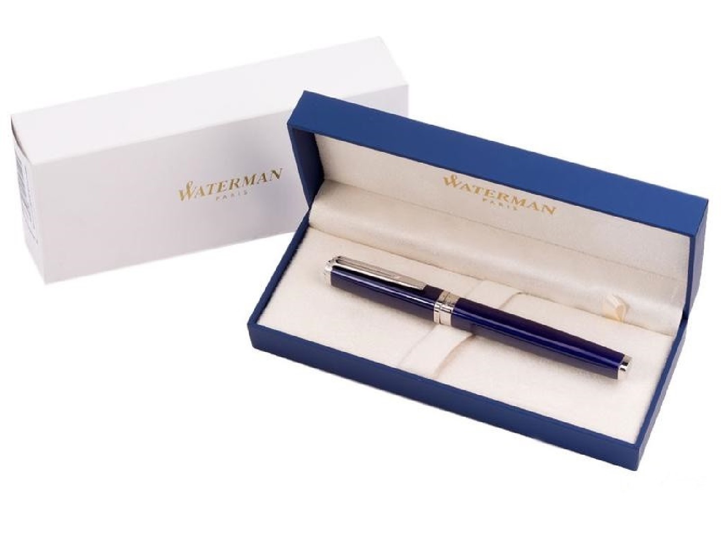 Waterman Exception Slim Blue CT Fountain Pen S0637100