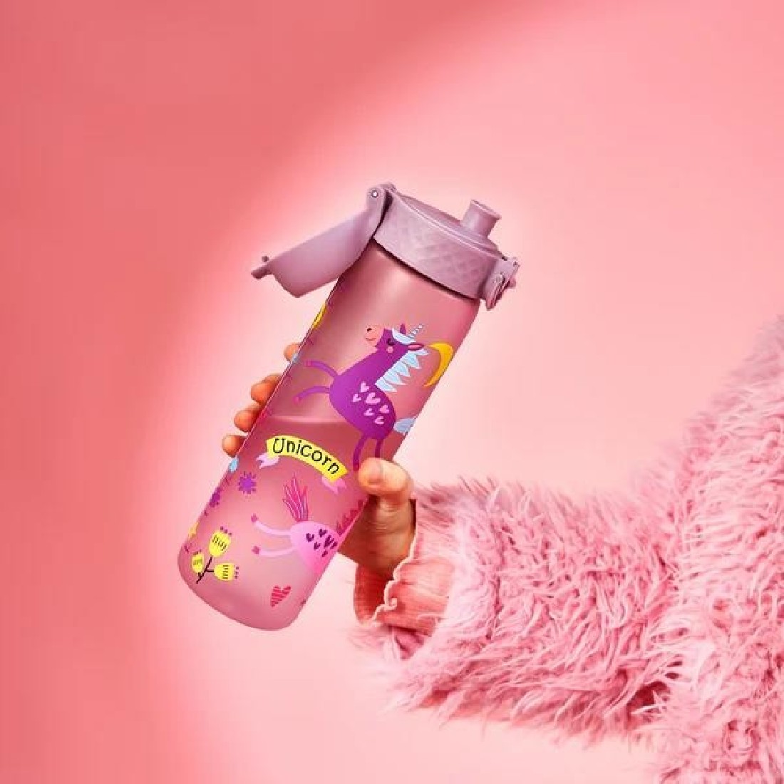 Παγούρι πλαστικό Slim 500ml Unicorns ION8