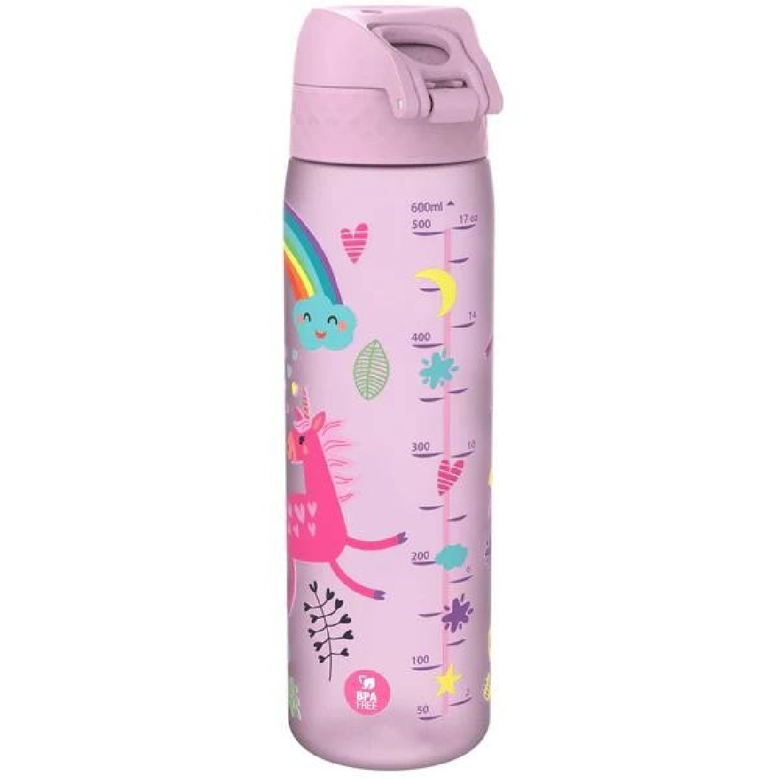 Παγούρι πλαστικό Slim 500ml Unicorns ION8