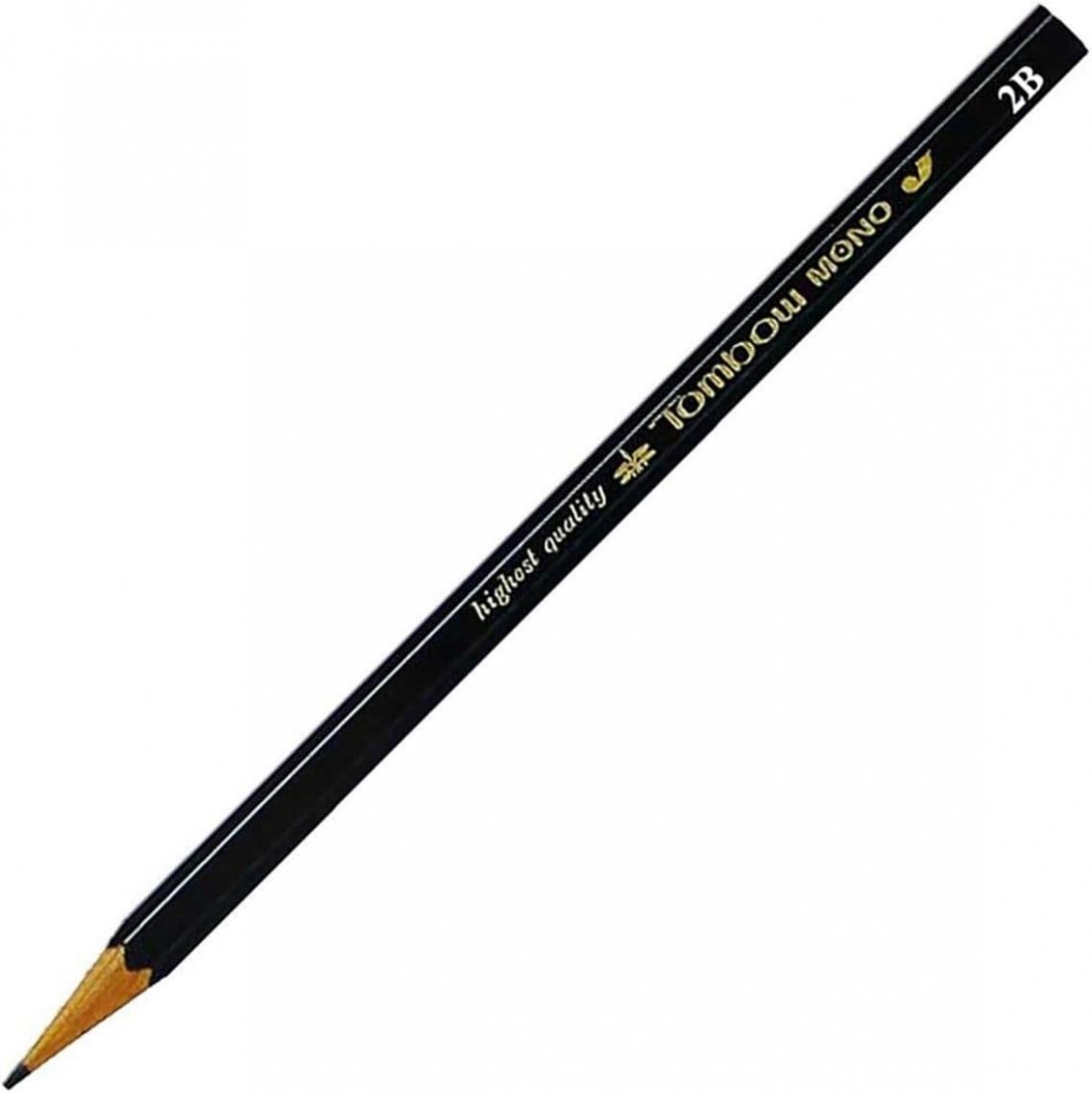 Tombow set 12pcs wooden pencils black  MONO-J