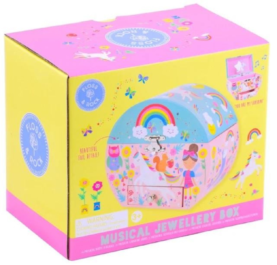 Μουσική μπιζουτιέρα Rainbow Fairy 43P6388 Floss & Rock