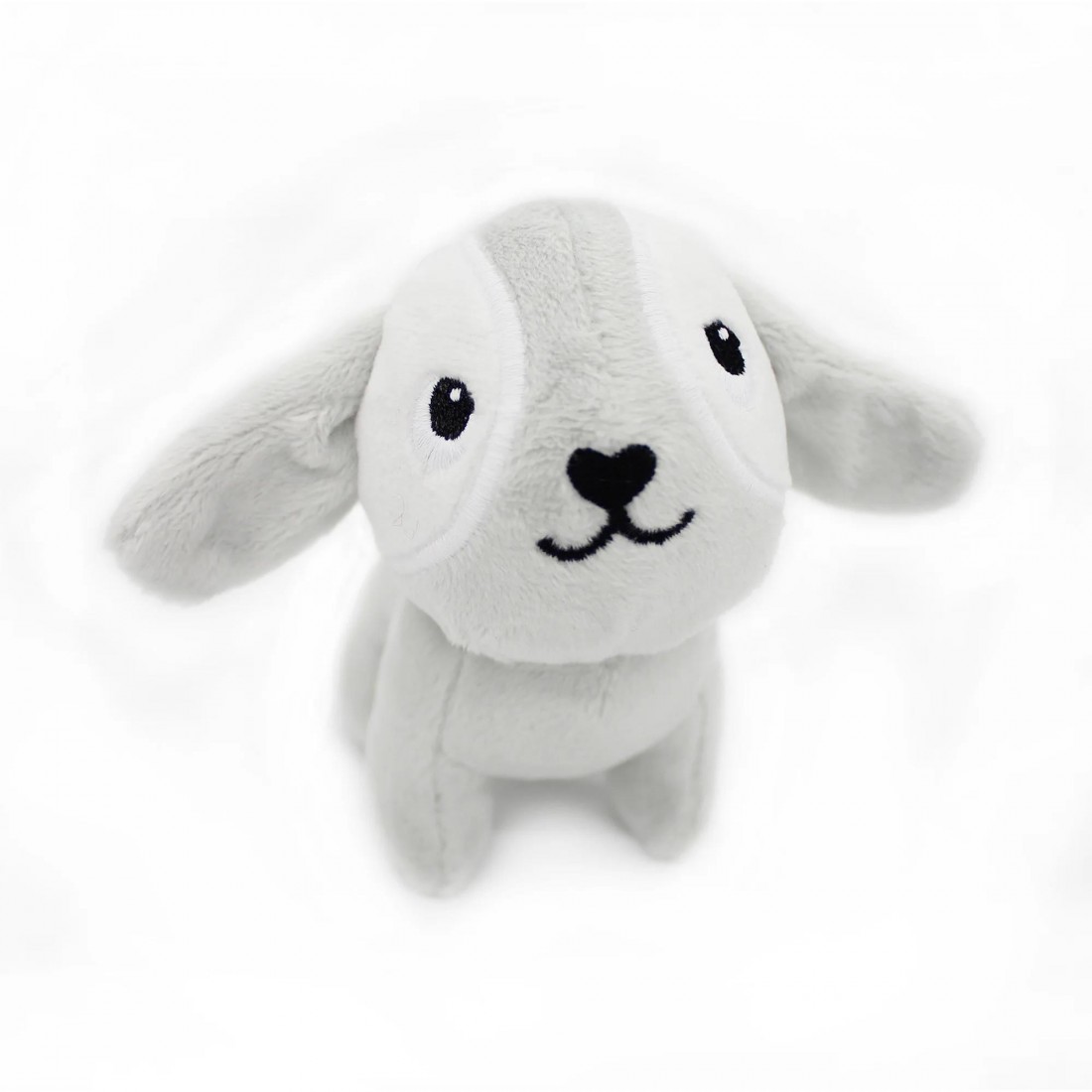 Toutou the dog plush mom and her grey baby - Les Ptipotos 75700 Les Deglingos