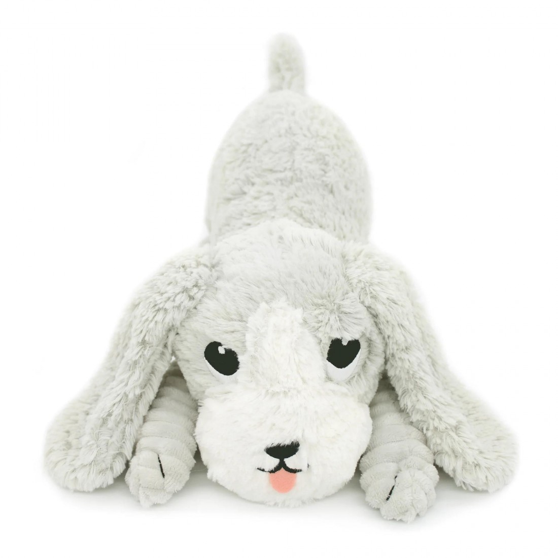 Toutou the dog plush mom and her grey baby - Les Ptipotos 75700 Les Deglingos