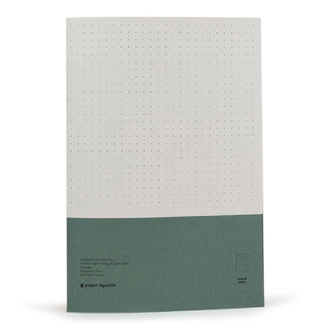 Paper Republic the writers essentials [xl] | petrol blue leather journal kit