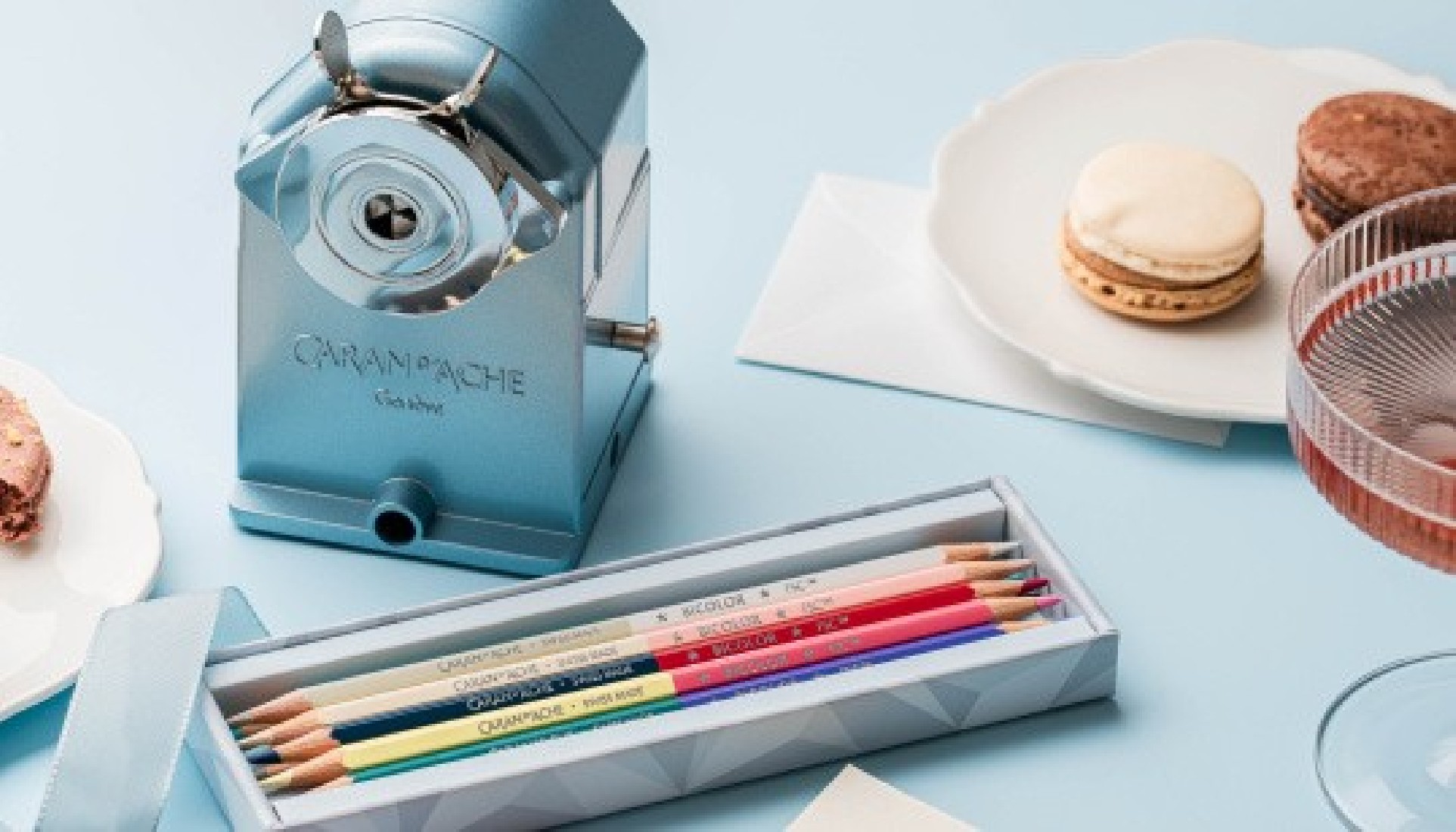 Caran dache Pencil Sharpening Machine Alpine Frost Blue  455.025