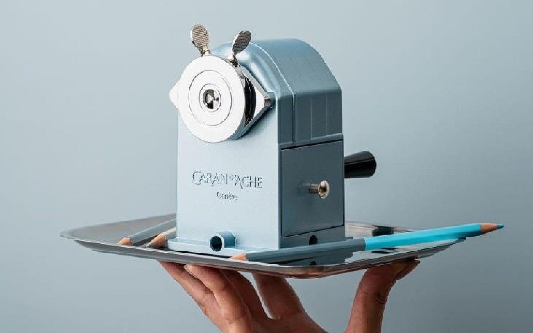 Caran dache Pencil Sharpening Machine Alpine Frost Blue  455.025
