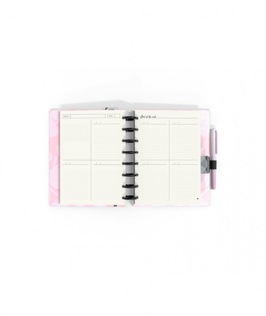 Carchivo Planner A5 Ροζ με Λουλούδια (66035105)