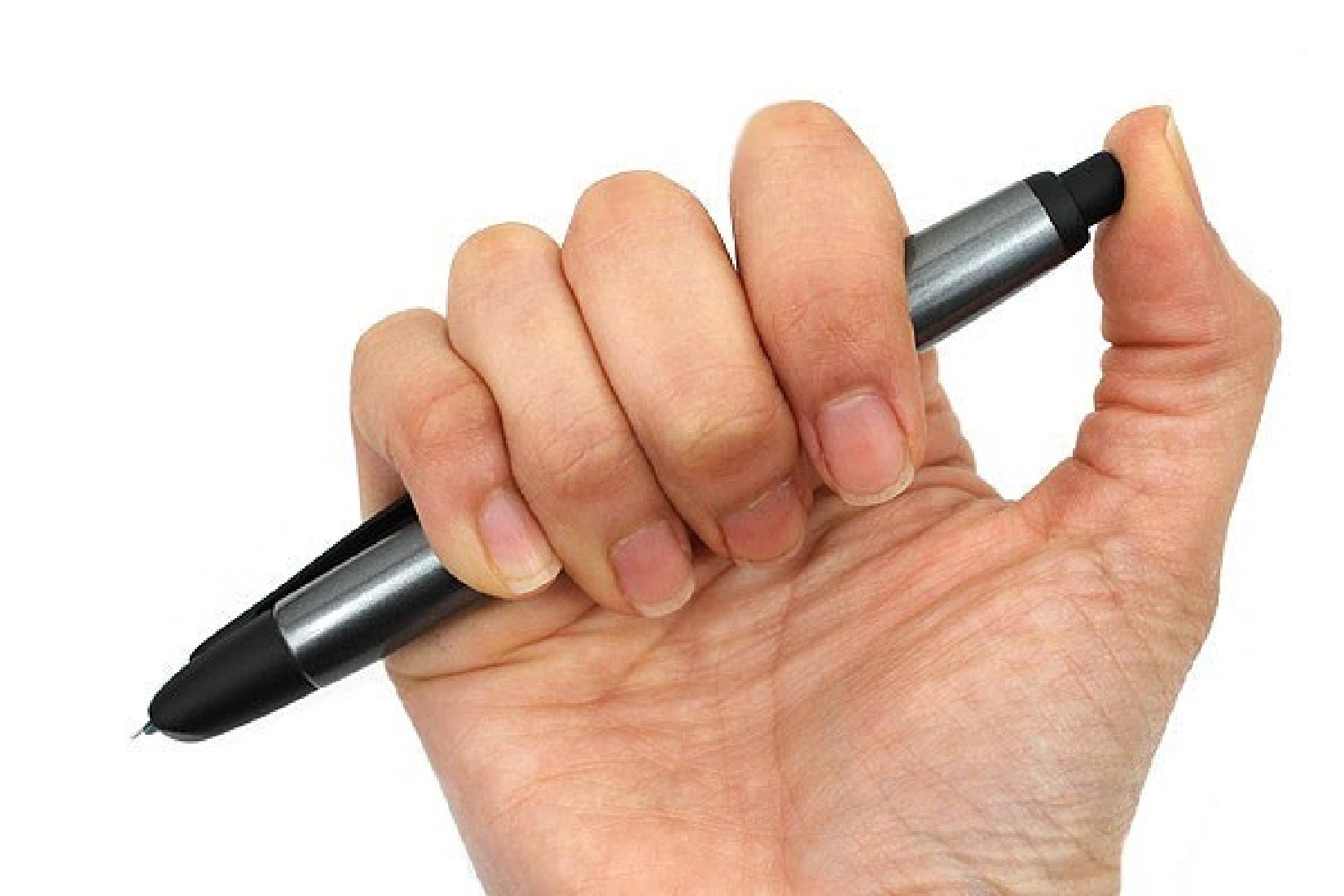 Pilot Capless (Vanishing point), Metallic - Black Matte Trim - Grey - Medium Nib Fountain Pen Pil