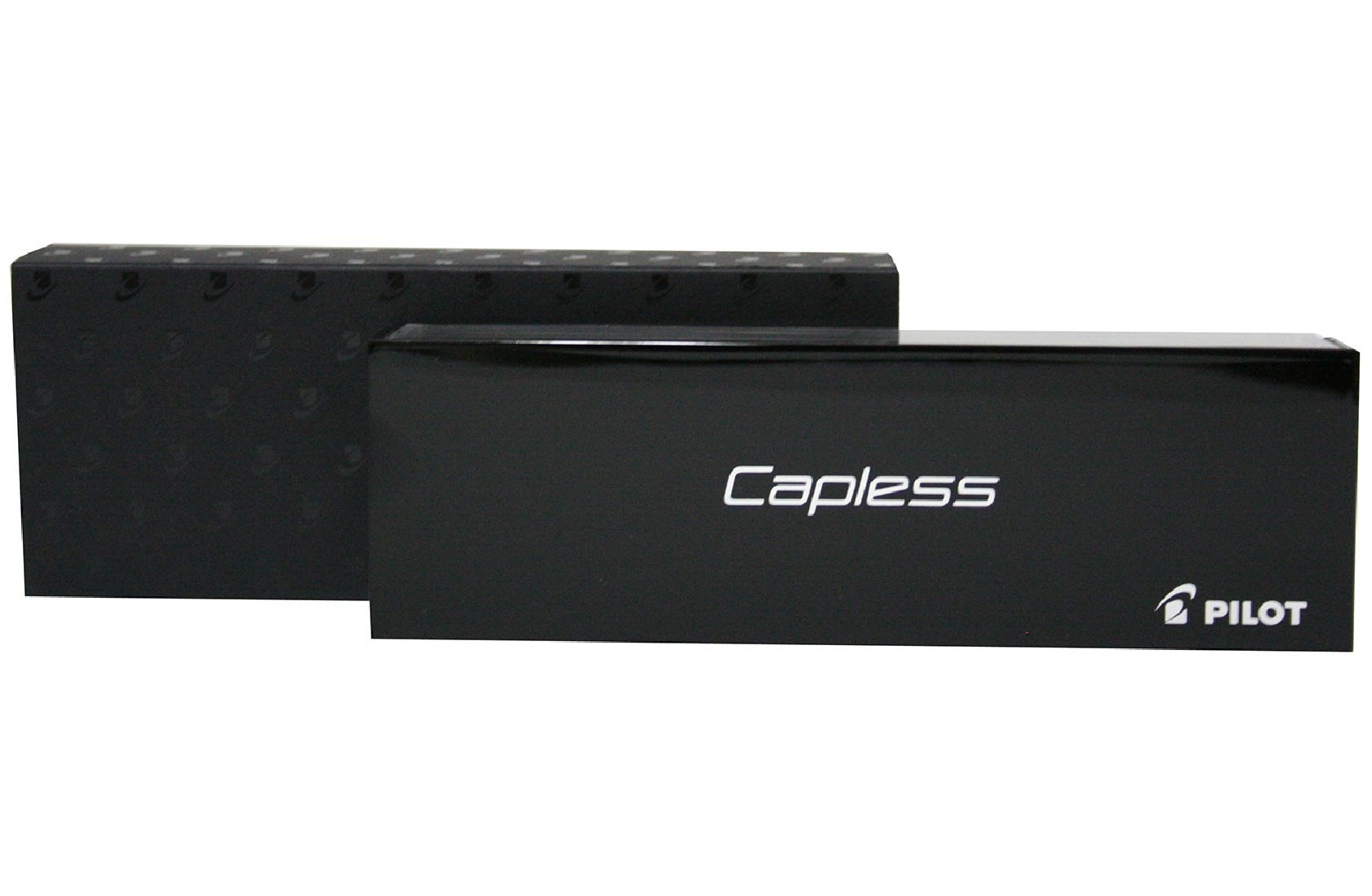 Pilot Capless (Vanishing point), Metallic - Black Matte Trim - Grey - Medium Nib Fountain Pen Pil
