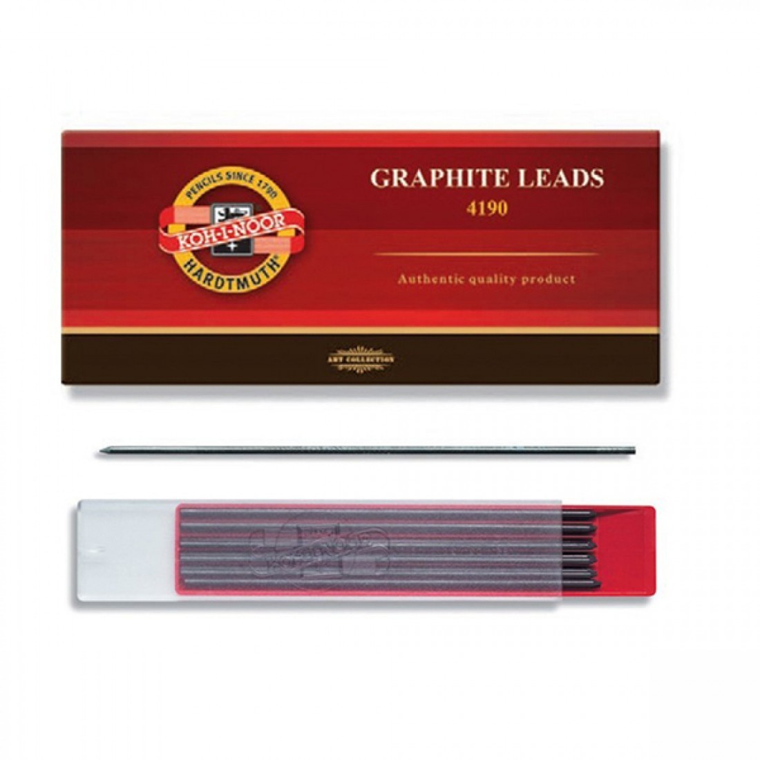 Graphite Leads  4190 2mm 4B, 12pcs,  ΚΟΗ-Ι-NOOR