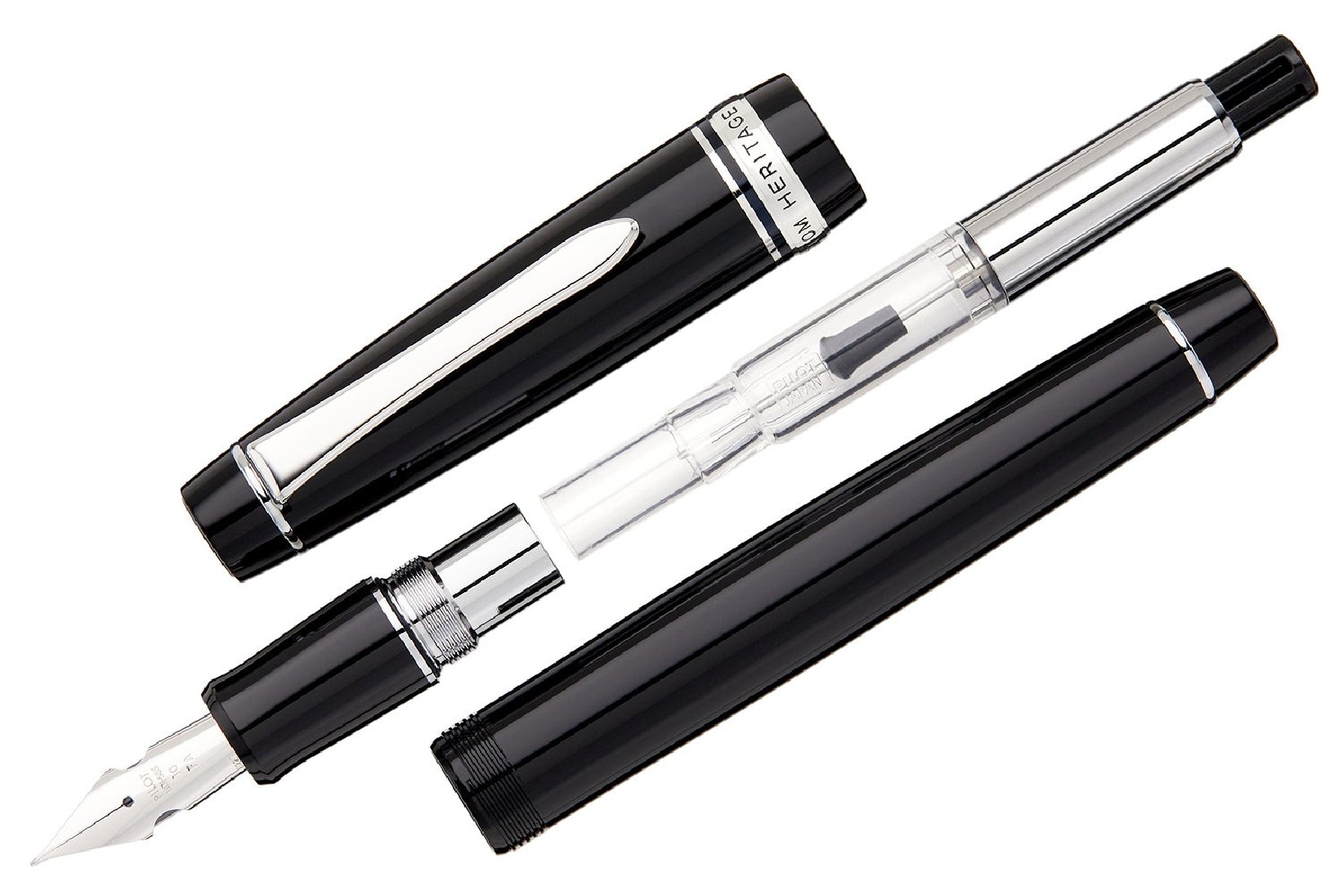 Pilot Custom Heritage 912 FKVH2MR-B Black Fountain Pen