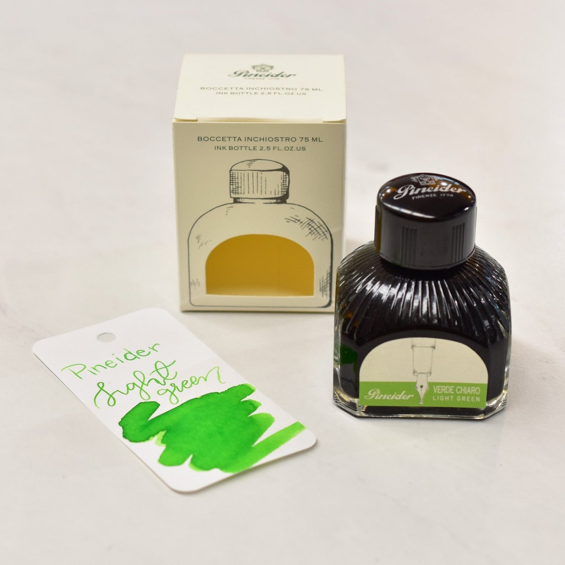 Pineider ink well 75ml Light Green