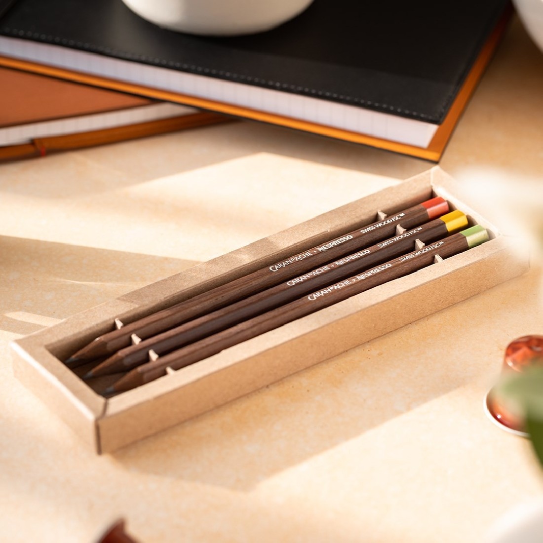Carandache Set of 3 NESPRESSO SWISS WOOD Pencils – Limited Edition 4