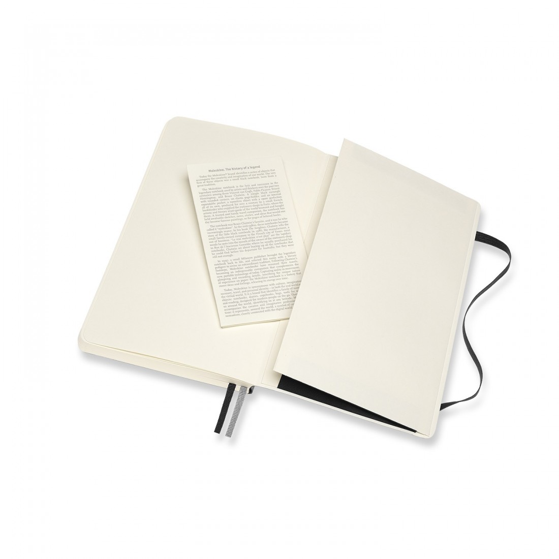Notebook Large 13x21 Plain Expanded Version Black Soft Cover Moleskine