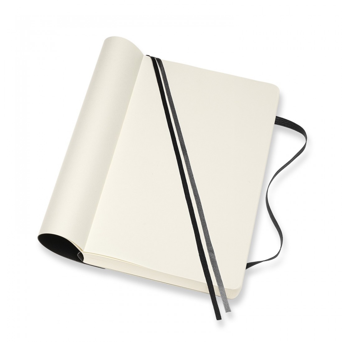 Notebook Large 13x21 Plain Expanded Version Black Soft Cover Moleskine