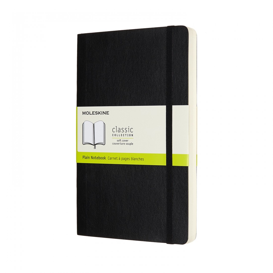 Notebook Large 13x21 Plain Expanded Version Black Soft Cover Moleskine