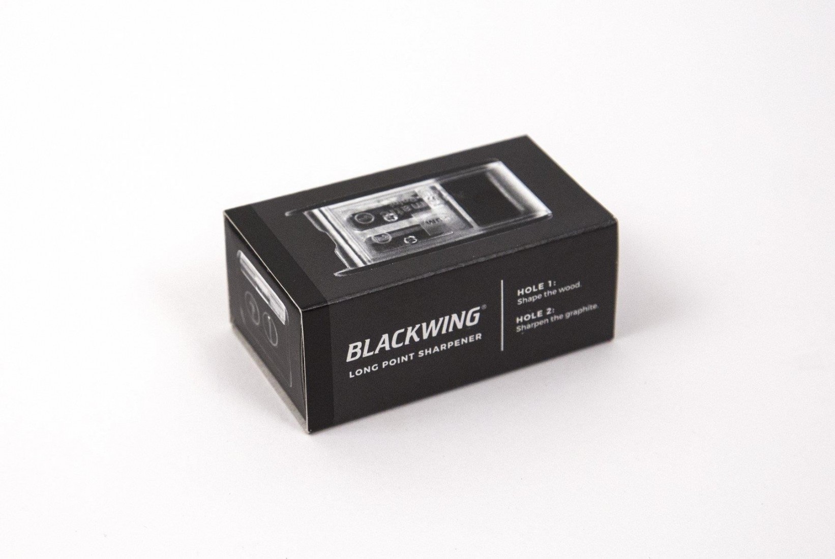 Palomino Blackwing Two-Step Long Point Sharpener Black