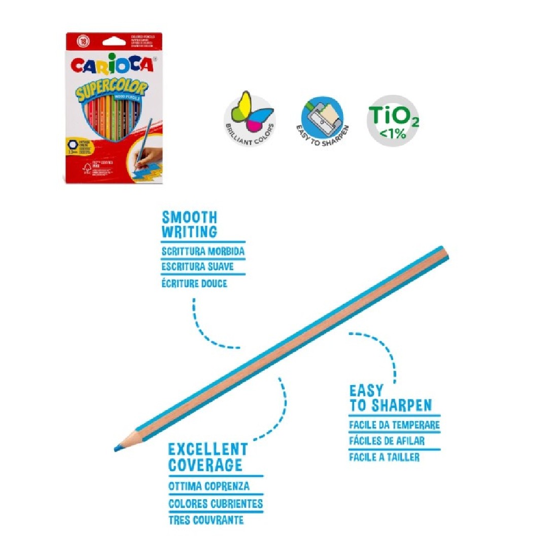 Σετ Play With Colors & Travel Kit 60 Τεμάχια 43262 Carioca.